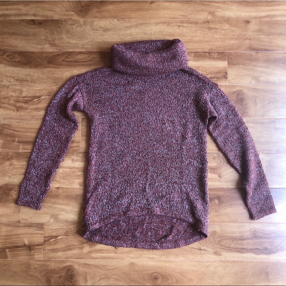 Turtleneck knit sweater